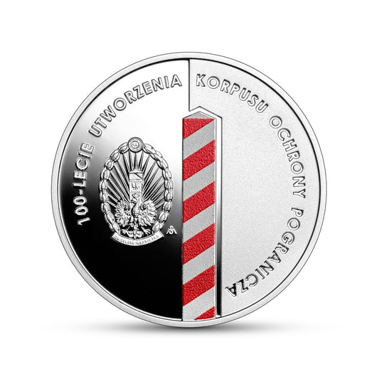10 zł 100-lecie utworzenia Korpusu Ochrony Pogranicza 2024