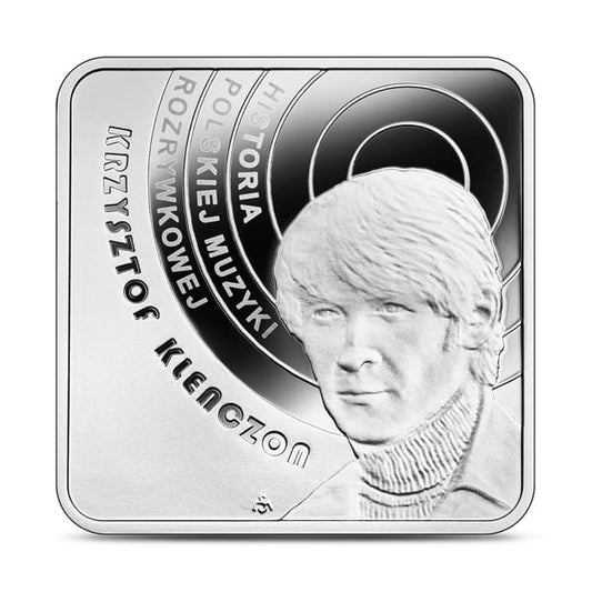 10 zł Historia polskiej muzyki rozrywkowej – Krzysztof Klenczon 2020 kwadrat