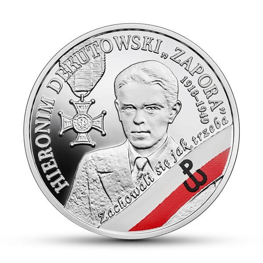 10 zł Żołnierze niezłomni - Hieronim Dekutowski, „Zapora” 2018