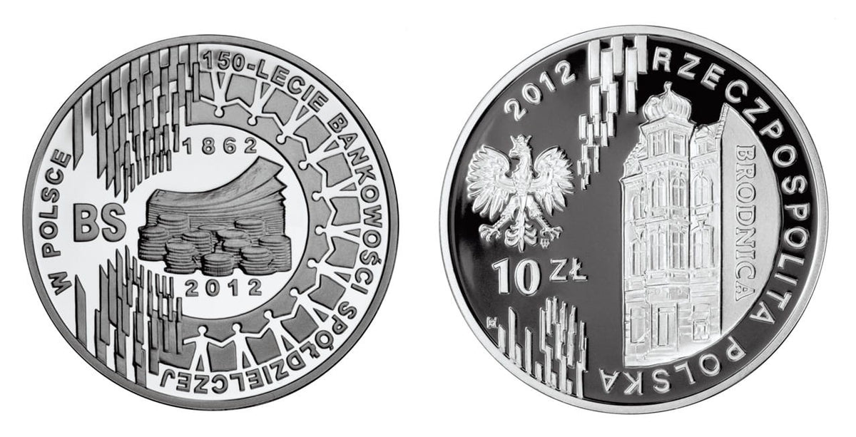 10 zł 150-lecie bankowości spółdzielczej w Polsce 2012
