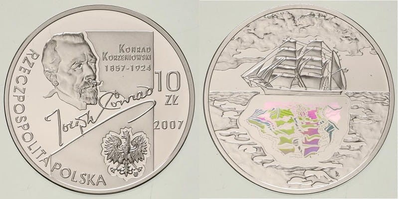 10 zł Konrad Korzeniowski 2007