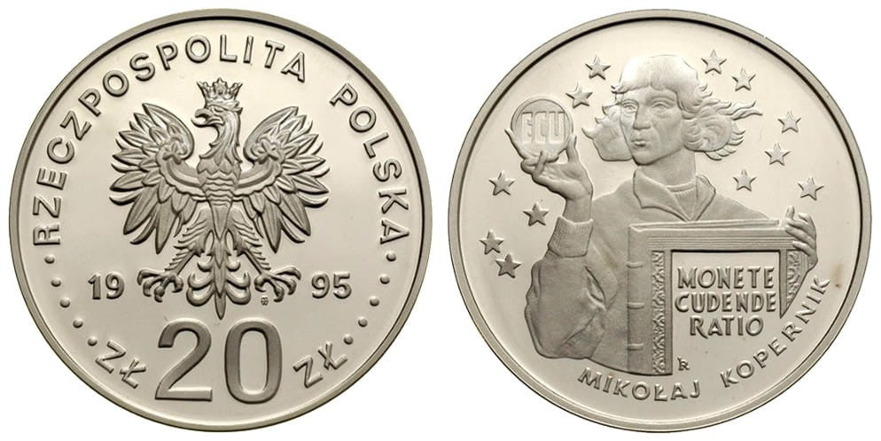 20 zł Mikołaj Kopernik - ECU 1995