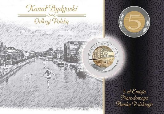 5 zł Kanał Bydgoski 2015 + blister