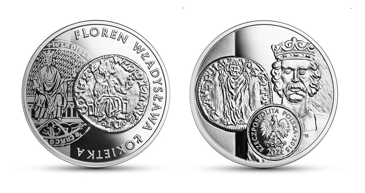 20 zł Historia Monety Polskiej – floren Władysława Łokietka 2015