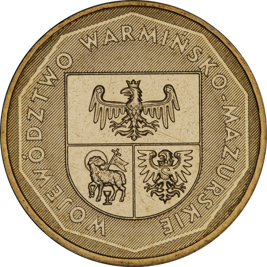 2 zł Województwo warmińsko-mazurskie 2005