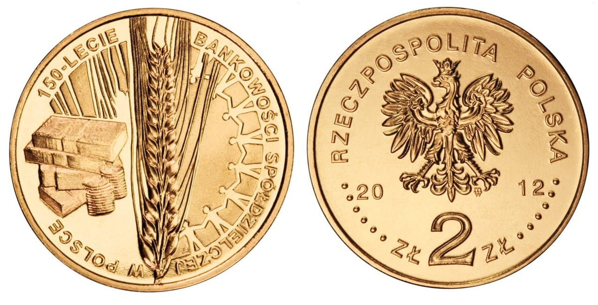 2 zł 150-lecie bankowości spółdzielczej w Polsce 2012