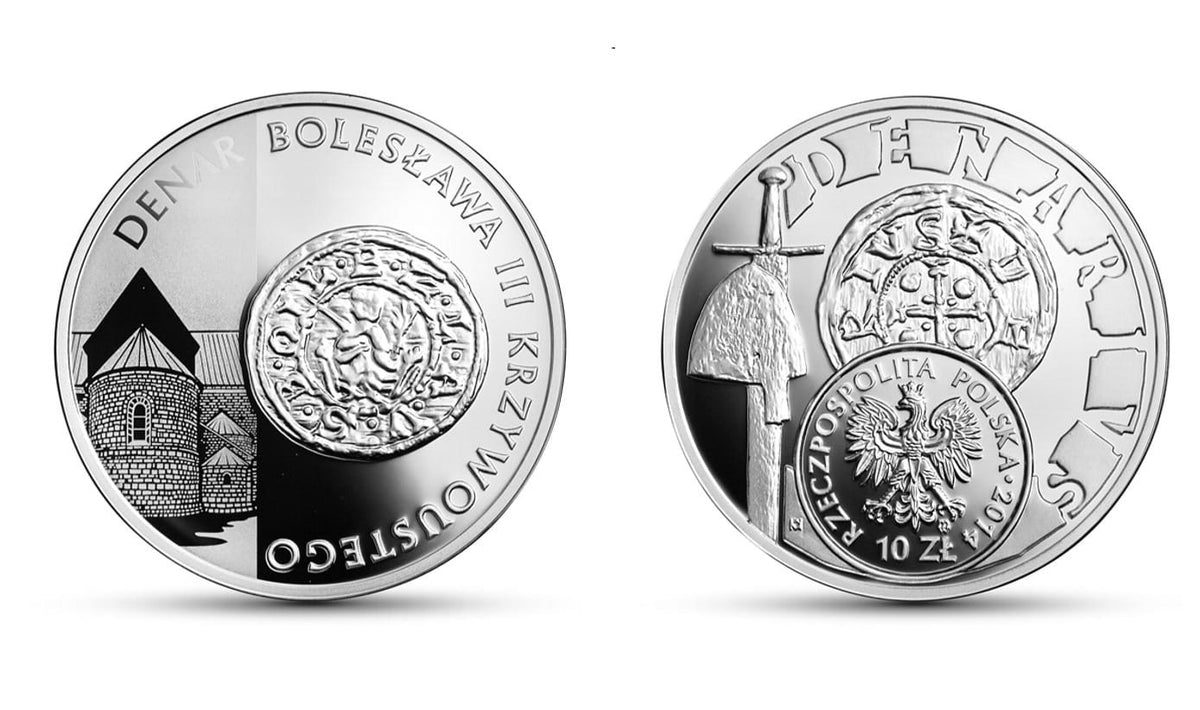 10 zł Historia Monety Polskiej – denar typu 2. Bolesława Krzywoustego 2014