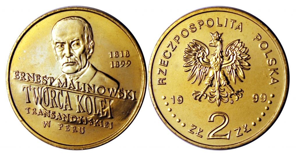 2 zł Ernest Malinowski 1999