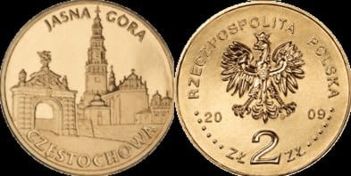 2 zł Częstochowa - Jasna Góra 2009
