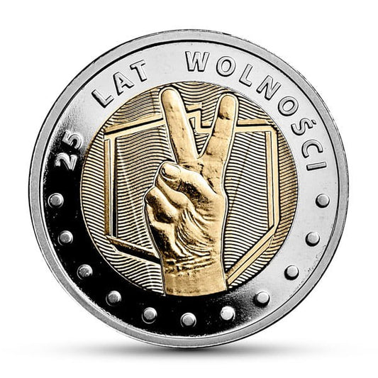 5 zł 25 lat wolności 2014 nr1
