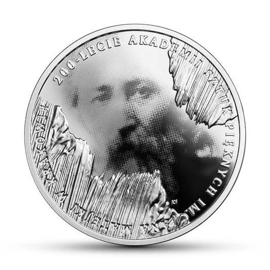 10 zł 200-lecie Akademii Sztuk Pięknych im. Jana Matejki w Krakowie 2019