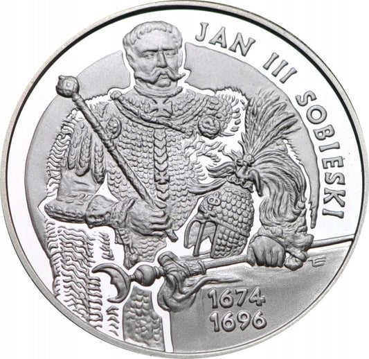 10 zł Jan III Sobieski półpostać 2001