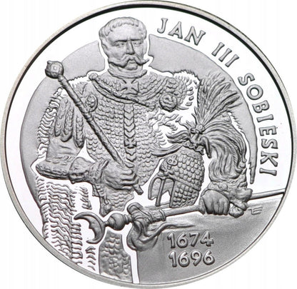 10 zł Jan III Sobieski półpostać 2001