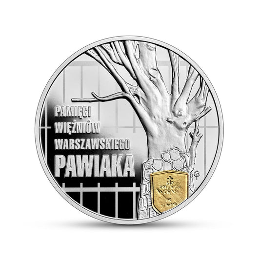 10 zł Pamięci więźniów warszawskiego Pawiaka 2024