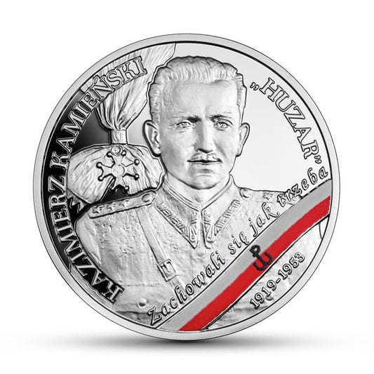 10 zł Żołnierze niezłomni - Kazimierz Kamieński „Huzar” 2021