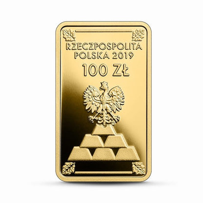 100 zł Powrót złota do Polski 2019