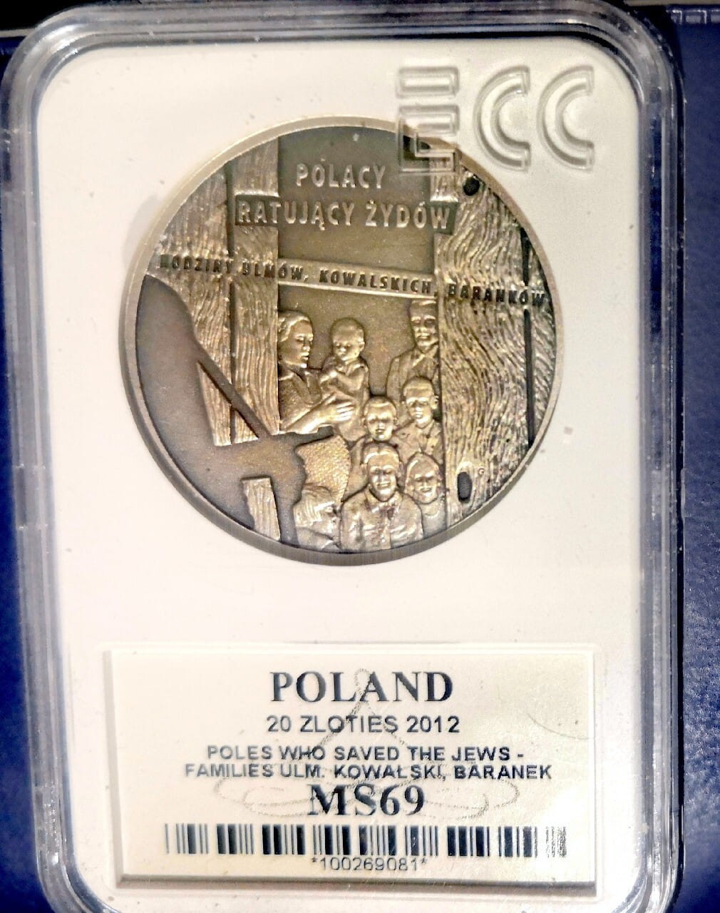 20 zł Rodzina Ulmów, Kowalskich, Baranków 2012 MS69