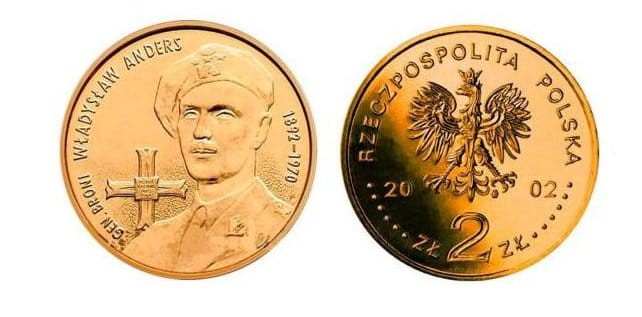 2 zł Władysław Anders 2002