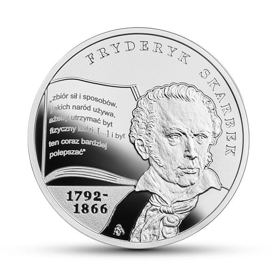 10 zł Wielcy ekonomiści - Fryderyk Skarbek 2018