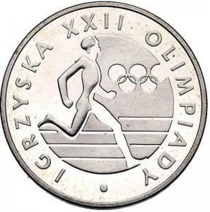 100 zł Igrzyska XXII Olimpiady 1980