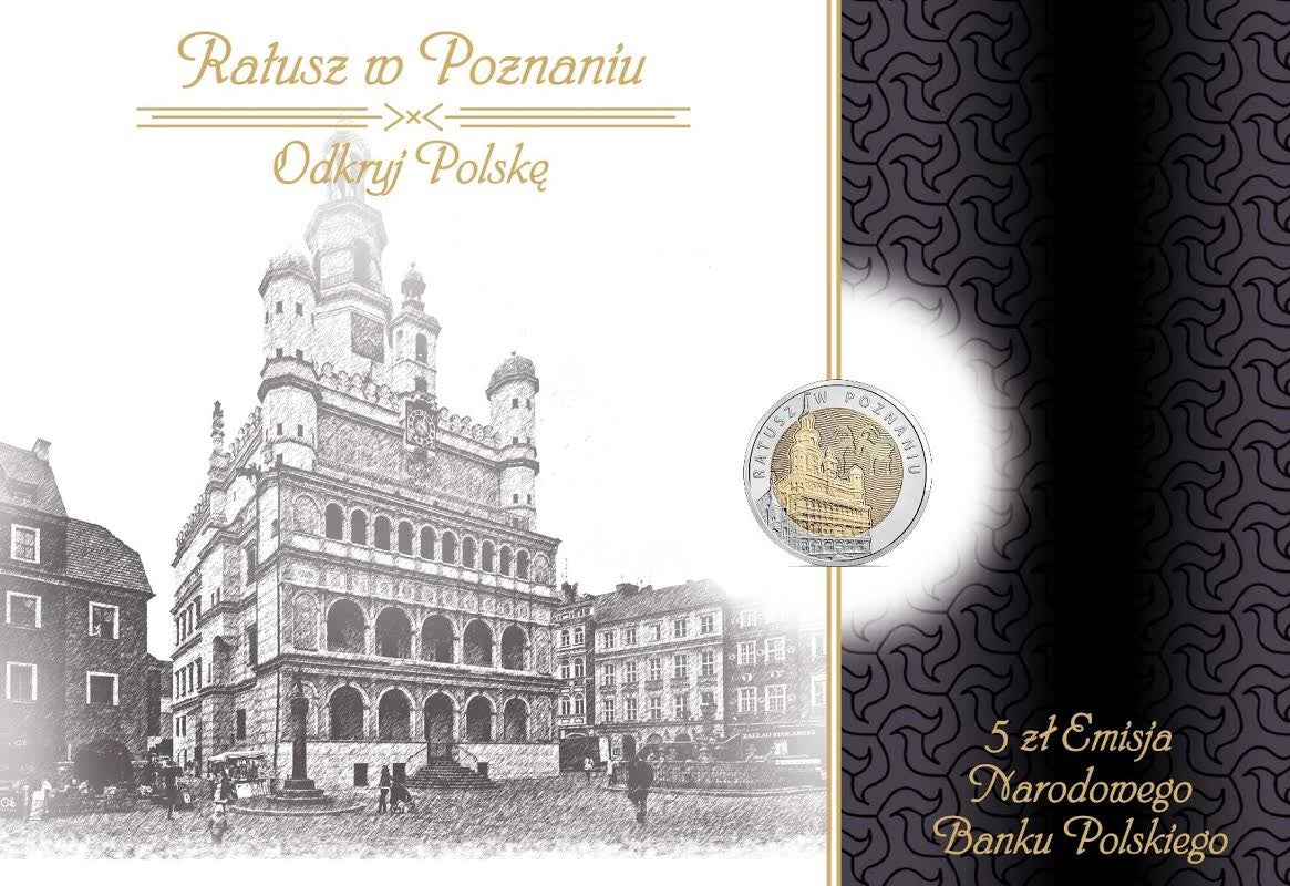 5 zł Ratusz w Poznaniu 2015 + blister