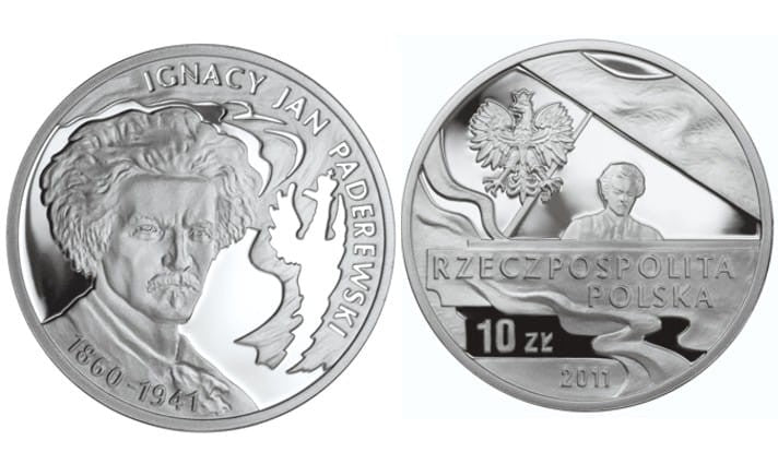 10 zł Ignacy Jan Paderewski 2011