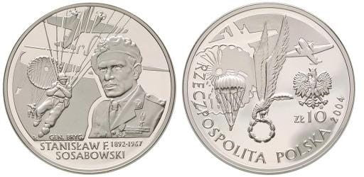 10 zł Stanisław Sosabowski 2004