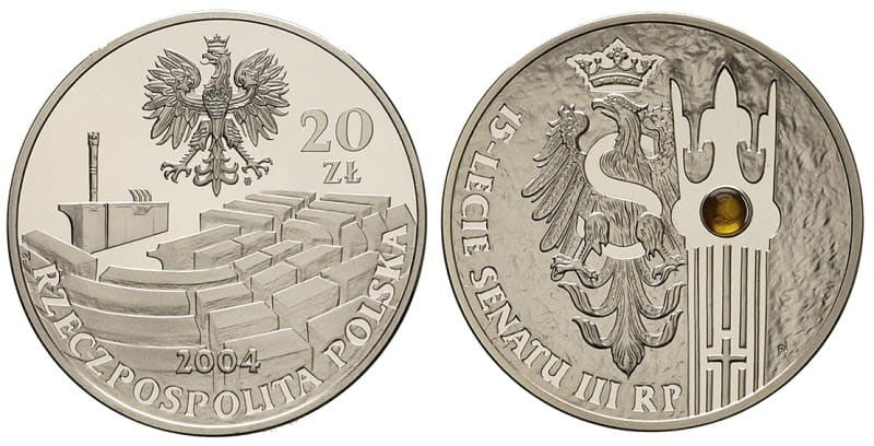 20 zł 15-lecie Senatu III RP 2004