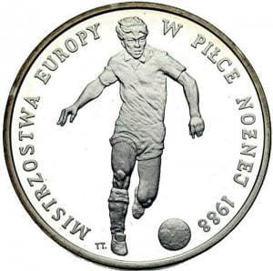 500 zł ME w piłce nożnej 1987