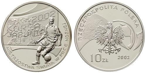 10 zł MŚ Korea i Japonia 2002 PR 68