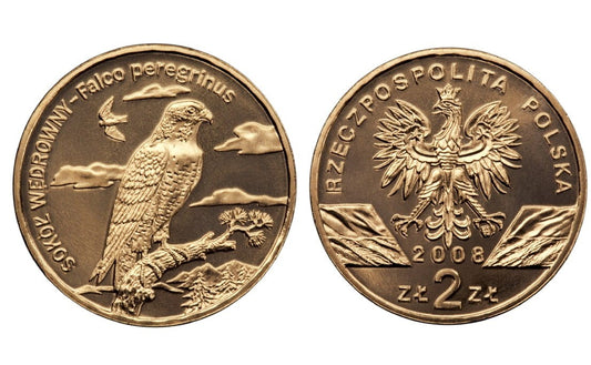 2 zł Sokół wędrowny 2008