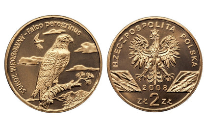 2 zł Sokół wędrowny 2008