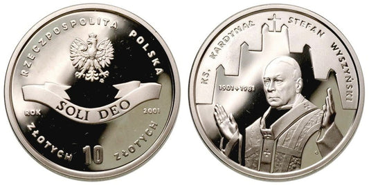 10 zł Stefan Wyszyński 2001