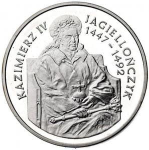 200000 zł Kazimierz Jagiellończyk półpostać 1993
