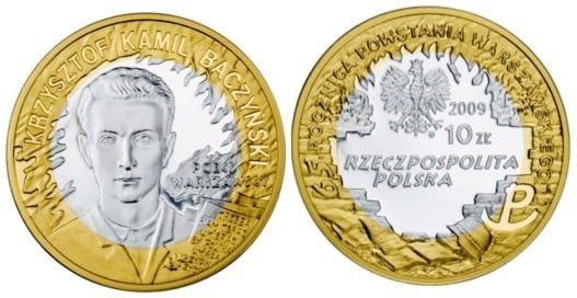 10 zł Krzysztof Kamil Baczyński 2009