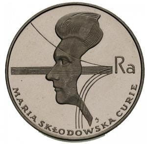 100 zł Skłodowska-Curie Maria 1974