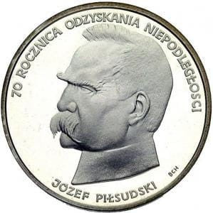 50000 zł Józef Piłsudski 1988 L