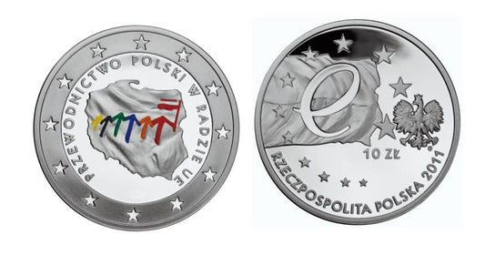 10 zł Przewodnictwo Polski w Radzie Unii Europejskiej 2011