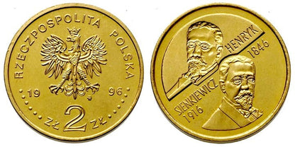 2 zł Henryk Sienkiewicz 1996