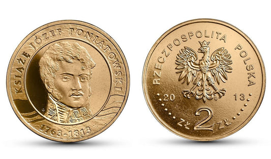 2 zł 200. rocz. śmierci Józefa Poniatowskiego 2013