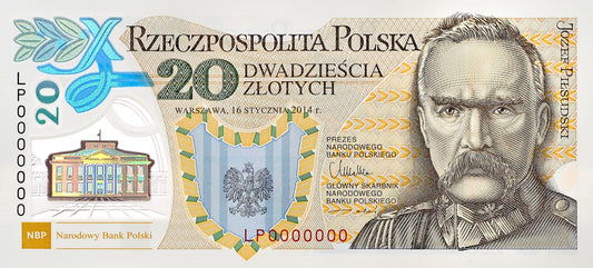 20 zł 100. rocz. utworzenia Legionów Polskich 2014