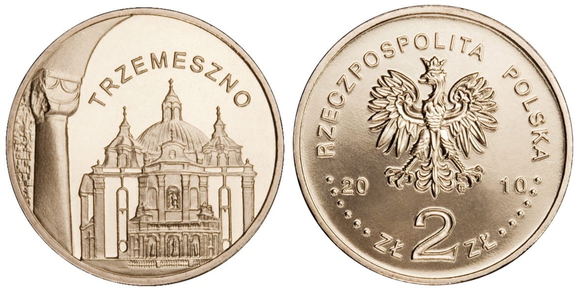 2 zł Miasta w Polsce Trzemeszno 2010