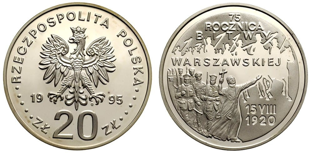20 zł 75. rocznica Bitwy Warszawskiej 1995