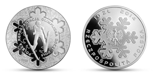 10 zł Polska Reprezentacja Olimpijska Soczi 2014