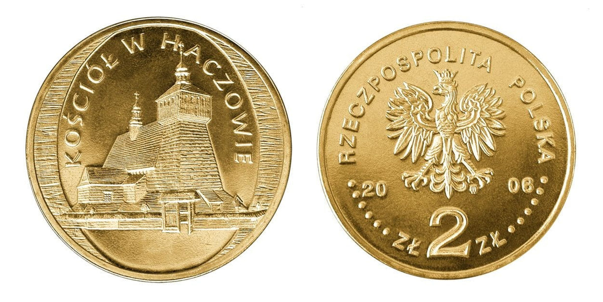 2 zł Kościół w Haczowie 2006