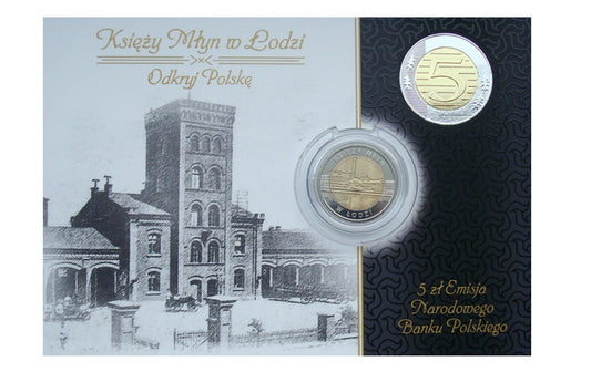 5 zł Księży Młyn  2016 + blister