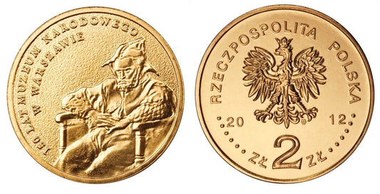 2 zł 150 lat Muzeum Narodowego w Warszawie 2012