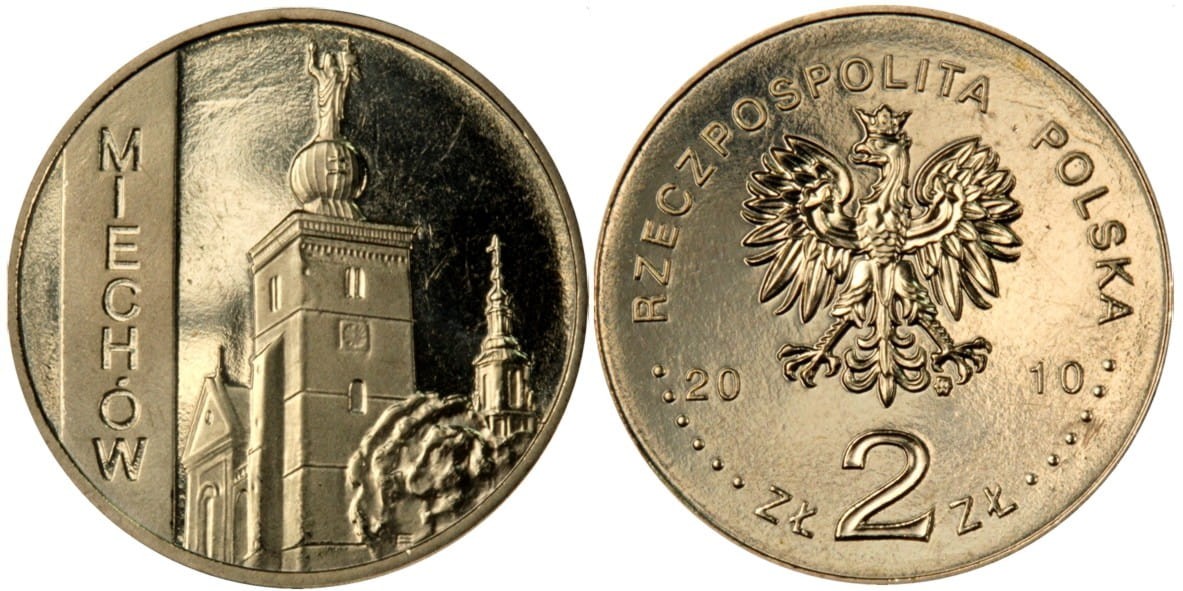 2 zł Miasta w Polsce - Miechów 2010