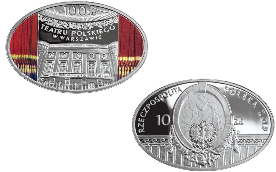 10 zł 100 lat Teatru Polskiego w Warszawie 2013