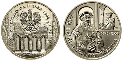 10 zł Jan Łaski 1999